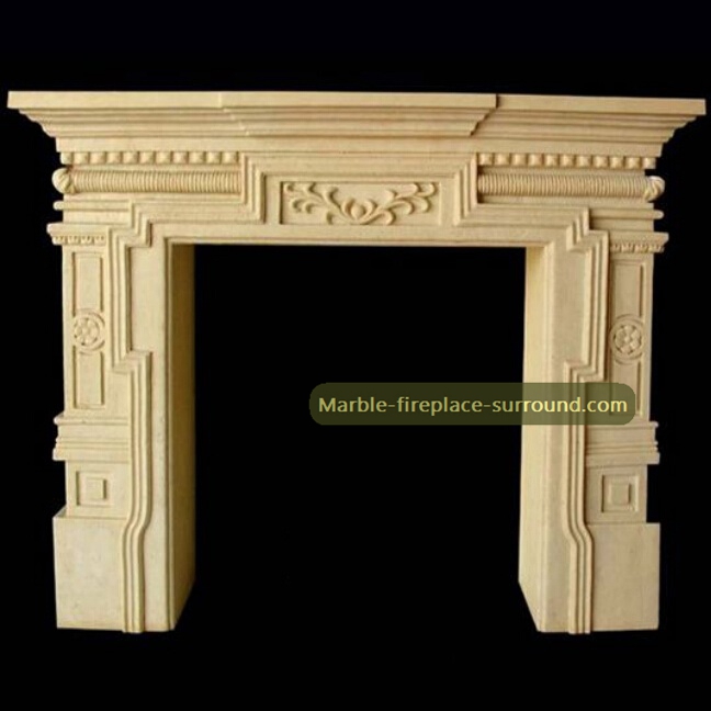 beige itlian fireplace