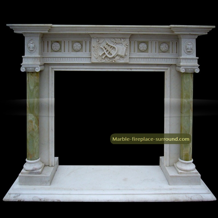 bespoke marble fireplace mantels