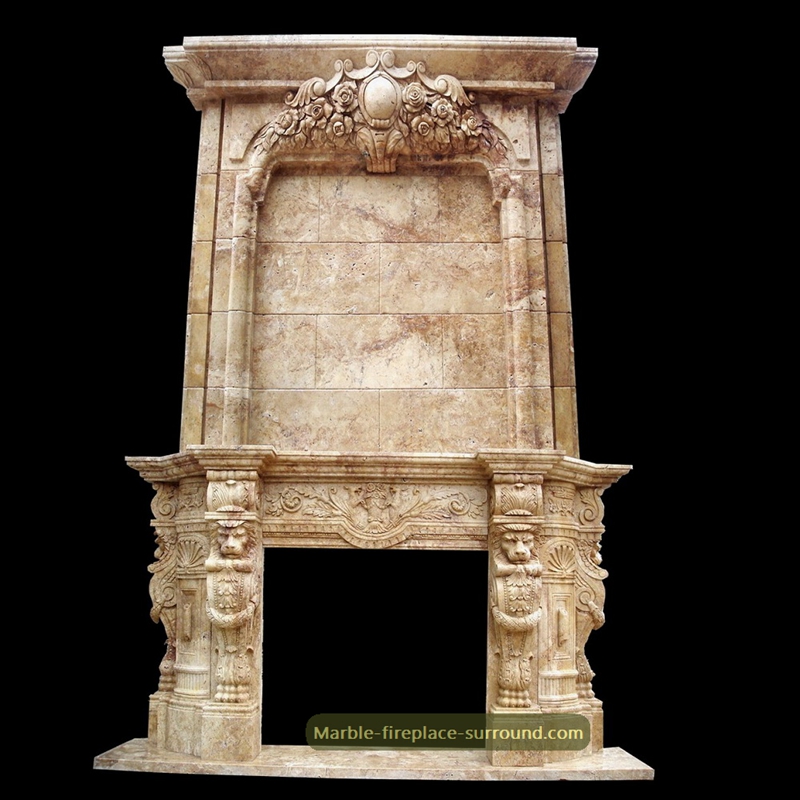 vintage marble surround for fireplace