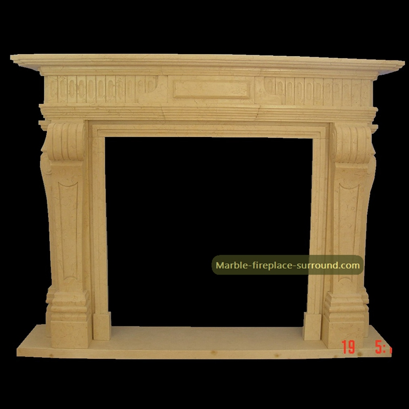 marble fireplace mantel shelf